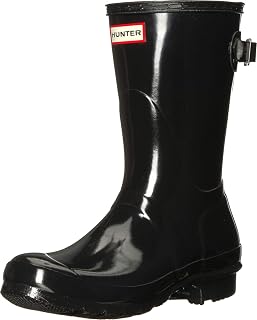 Hunter Women's Original Back Adjustable Short Gloss Rubber Boots