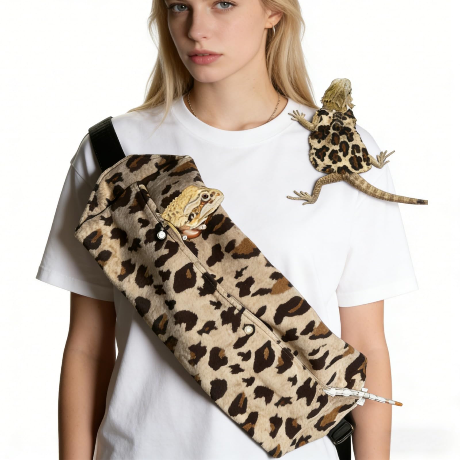 Adjustable Fleece Sling Carrier (55.5cm). Essential Travel Accessories for Vet V
