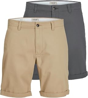 JACK & JONES Jjibowie Jjshorts Solid Sa Sn Bermuda for Men