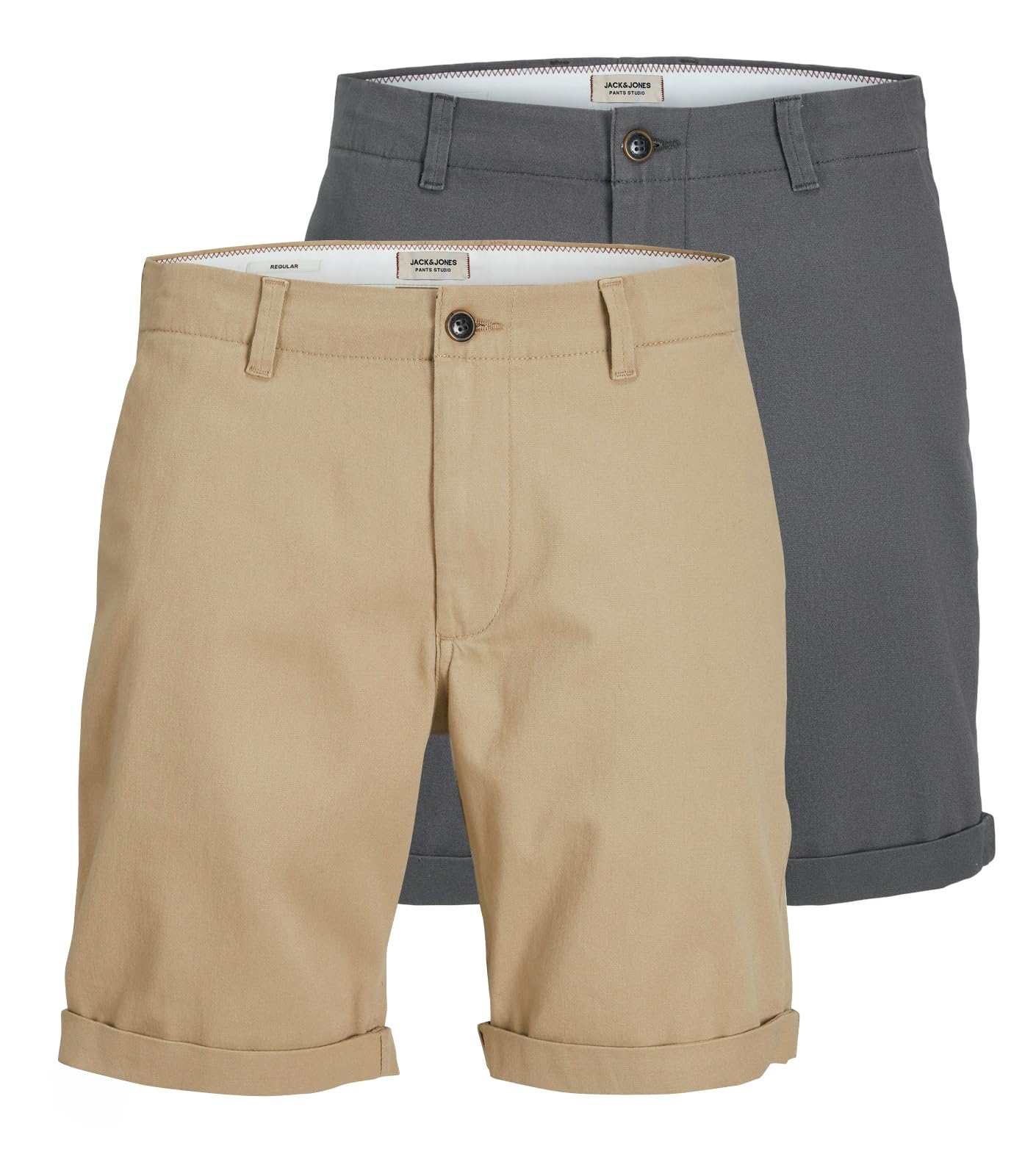 JACK & JONES Jjibowie Jjshorts Solid Sa Sn Bermuda for Men