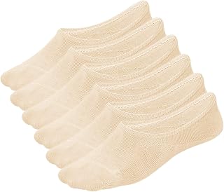 No Show Socks Womens - (Size 4-7/7-10/10-13) Low cut Invisible Liner Socks