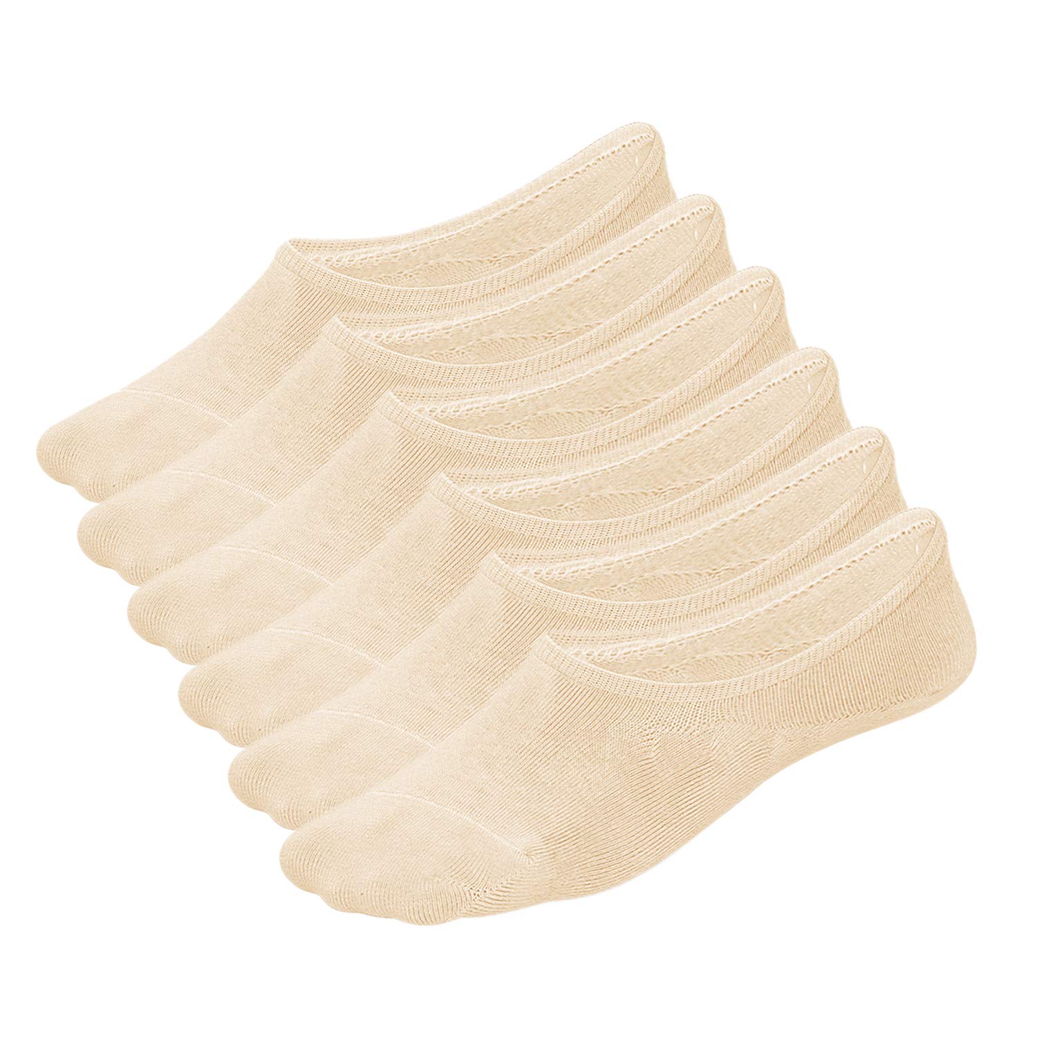 No Show Socks Womens - (Size 4-7/7-10/10-13) Low cut Invisible Liner Socks