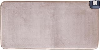 Lifejoy LFM901K-HM Hot Mat, 35.4 x 17.7 inches (90 x 45 cm), Flannel, Good to the Touch, Fluffy, Energy Saving, Switching Between Strong and Weak, Greige