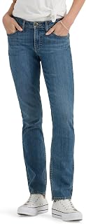 Lee Legendary Women's Plus Size Mid Waist Straight Leg Jeans