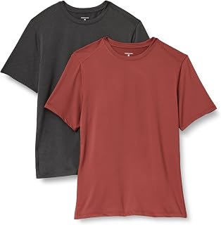 Amazon Essentials Men's Active Quick Dry Moisture Wicking Tech Stretch Lightweight Short-Sleeve T-Shirt