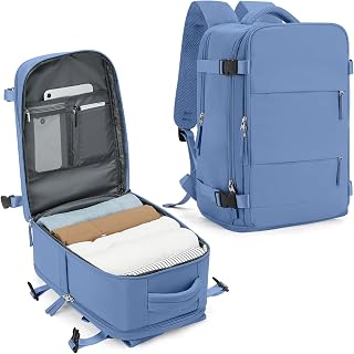 SZLX Backpack Travel Cabin Airplane 40x20x25 Women Ryanair Backpack Hand Luggage 40x20x25 Ryanair Travel Suitcases Cabin 20L Men's Travel Backpack Laptop Backpack 14 Inch Waterproof