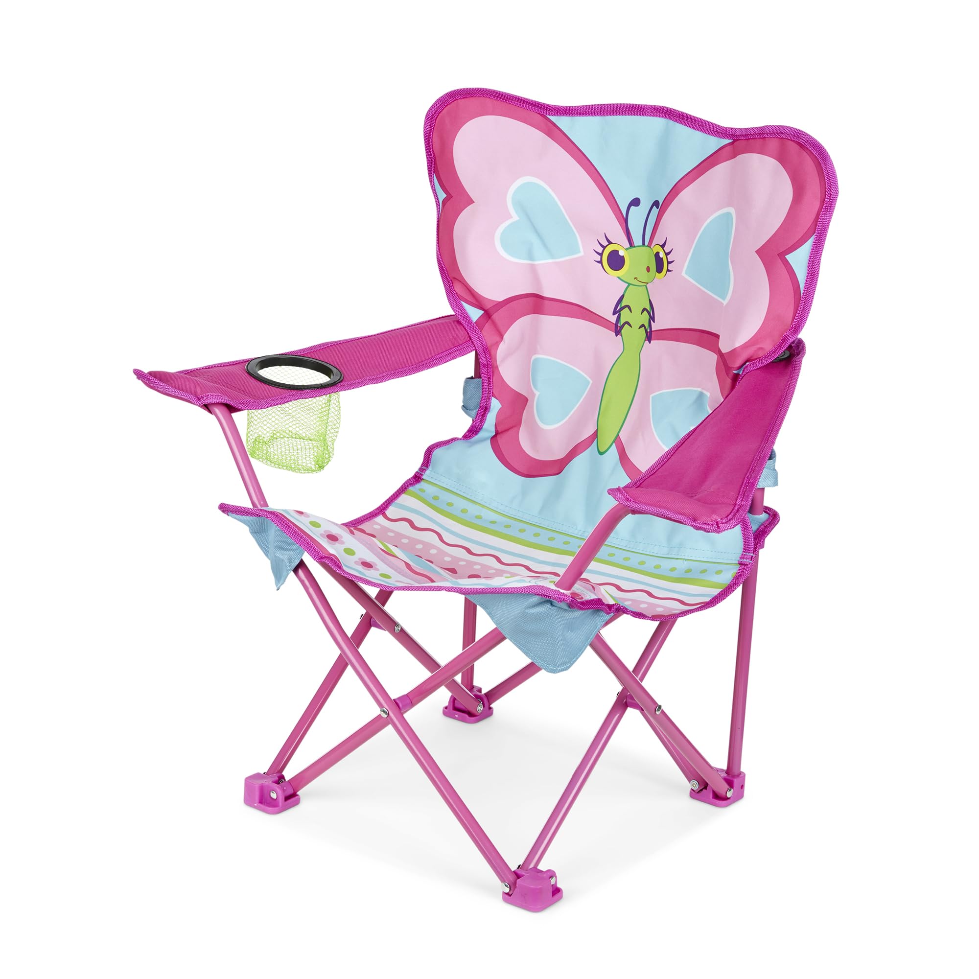 Melissa & Doug Sunny Patch Cutie Pie Butterfly Folding Chair | 1 Child-Sized Fol