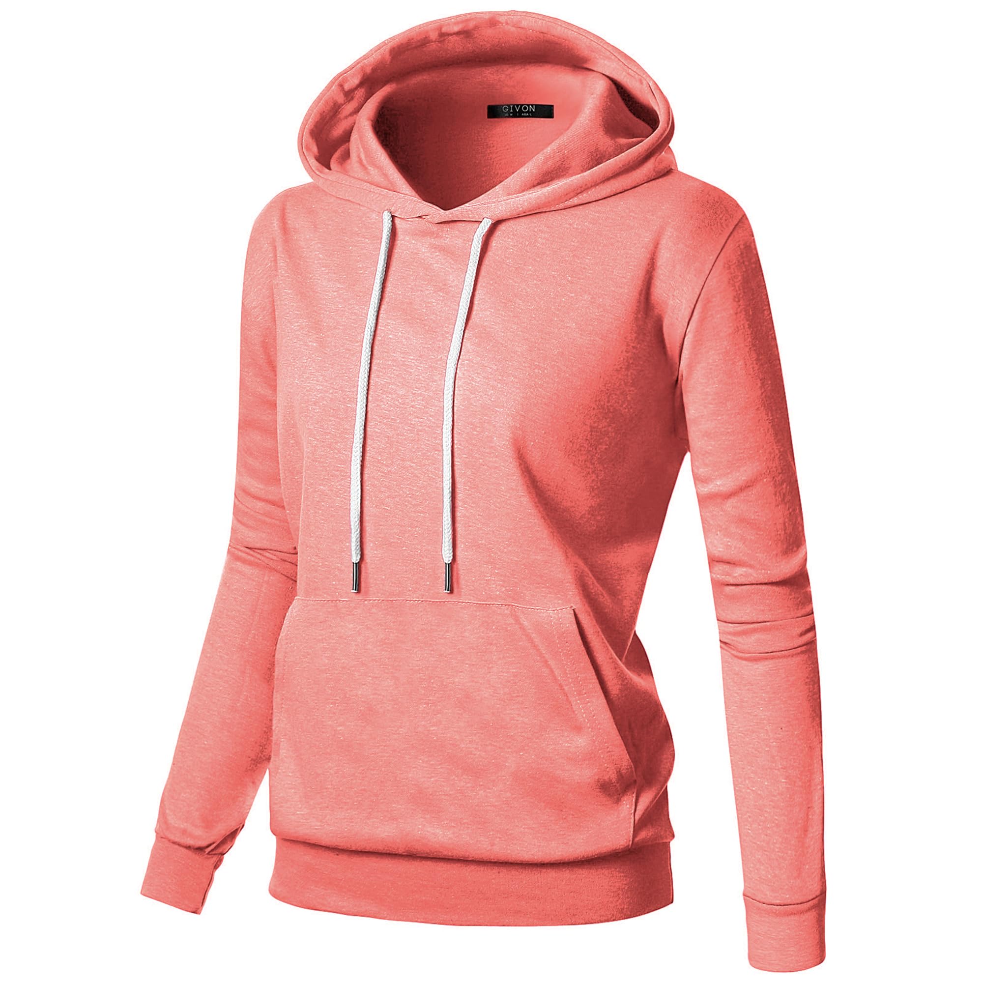 GIVON Women's Essential Pullover Hoodie Thin Lightweight Long Sleeve Comfort Swe