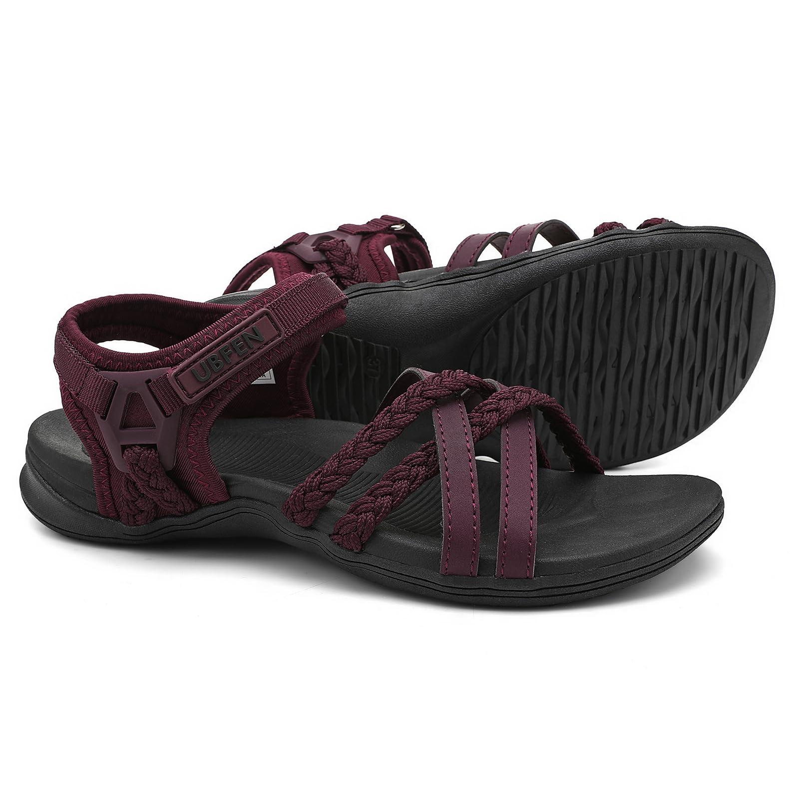 UBFEN Women Sports Sandals Comfortable Beach Holiday Camping Casual Sandals with