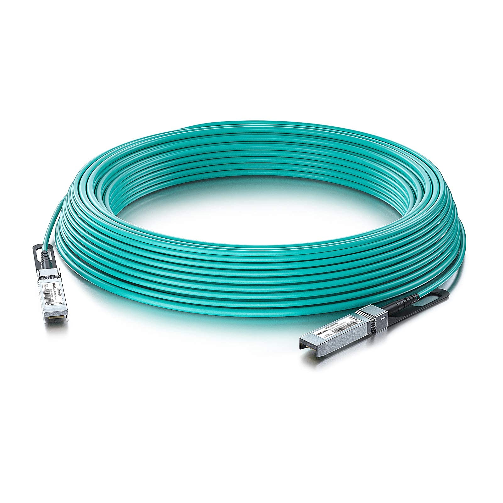 10Gtek 10G SFP+ AOC OM3 MMF Fiber Cable for Cisco SFP-10G-AOC10M, 10m/33ft | 10G