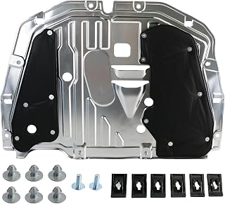 Engine Splash Shield for Honda Civic 2016-2021, Aluminum Alloy Front Guard | Under Car Engine Case Guard Shield Cover, Replaces OEM 74110-TBA-A00 &amp; 90674-TY2-A01
