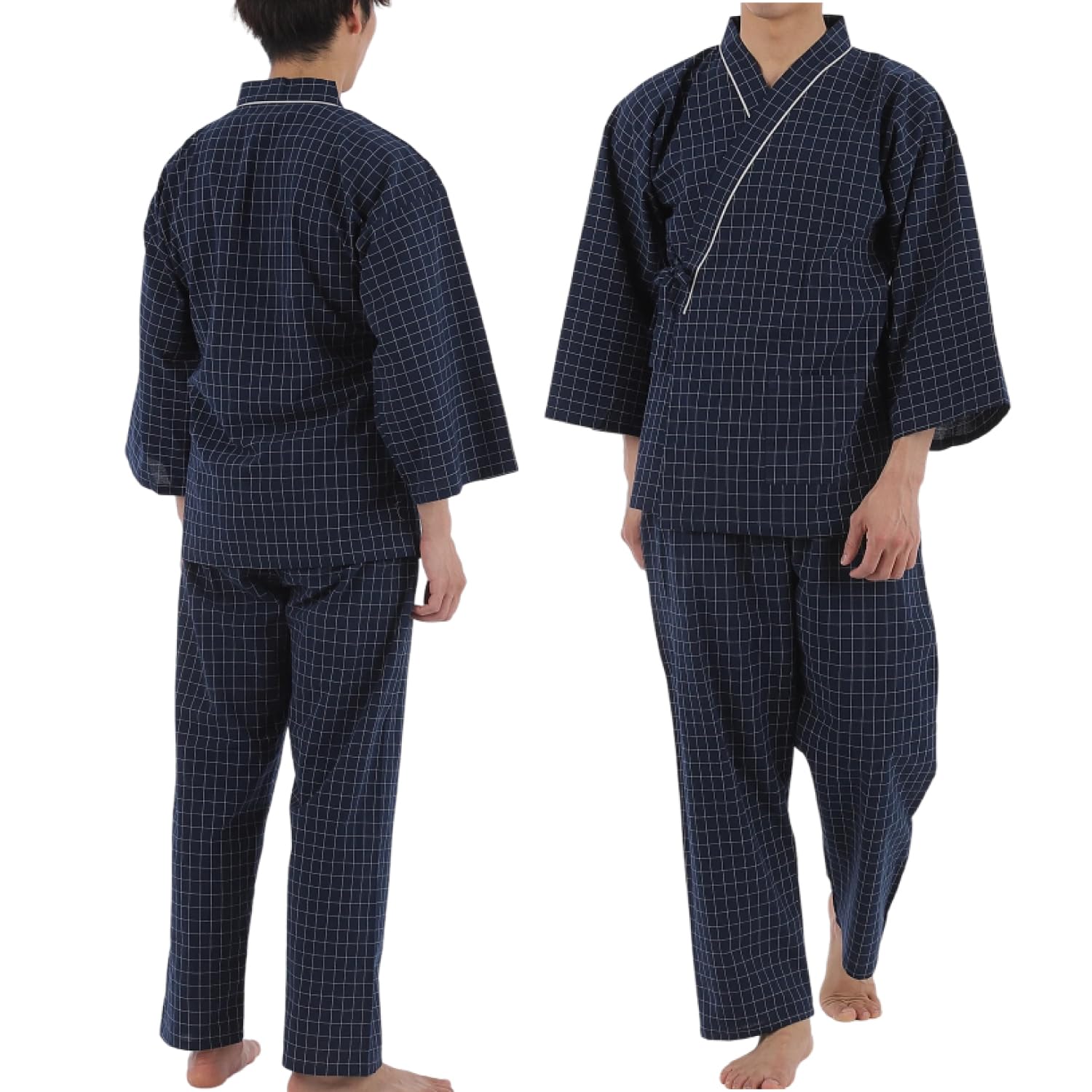 QQOLi [Designed with Active Care Workers] Loose Pajamas, Samue-style, Easy to Pu