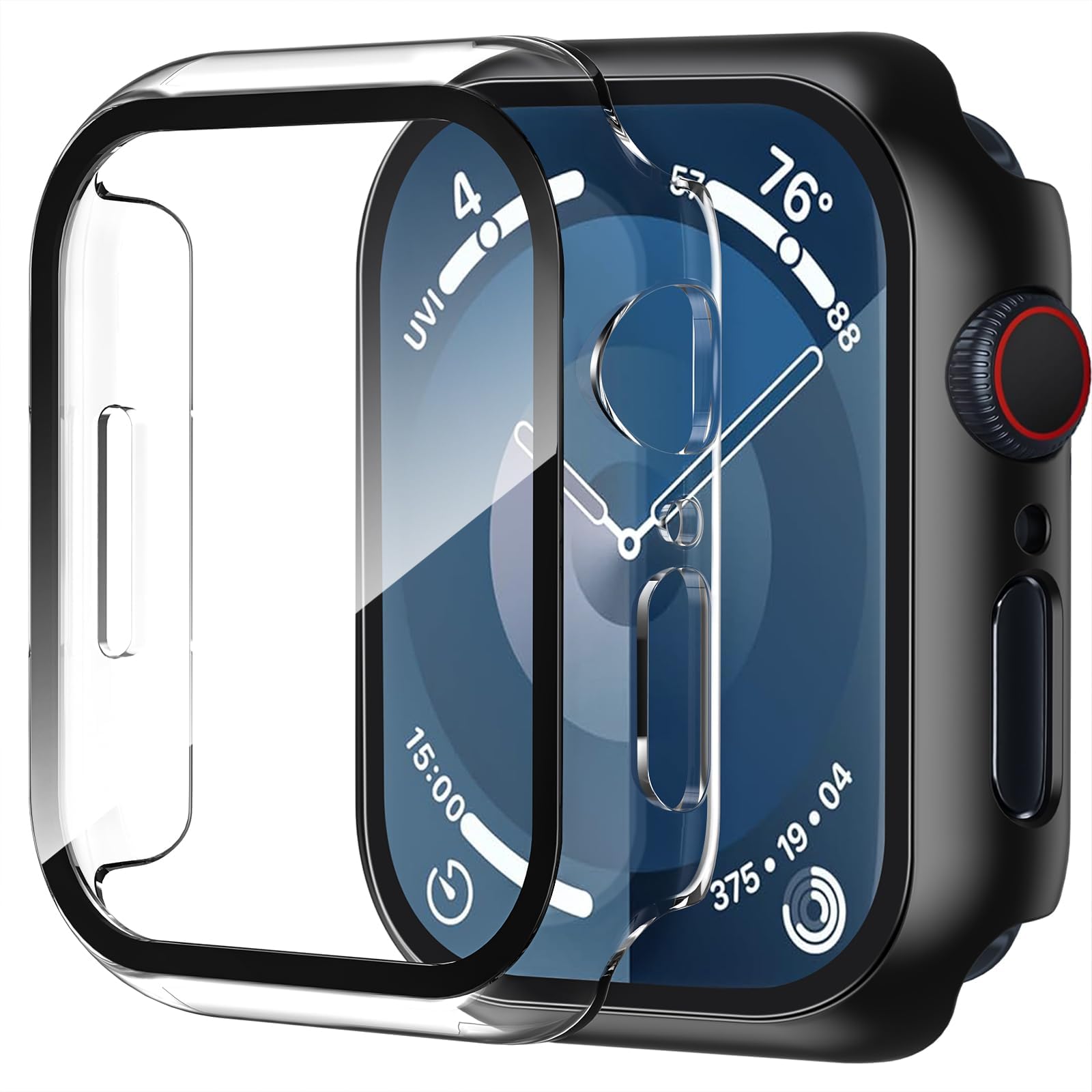 Smiling 2 Pack Case Compatible with Apple Watch SE 3 (2025)/ SE 2/ SE/Series 6/5