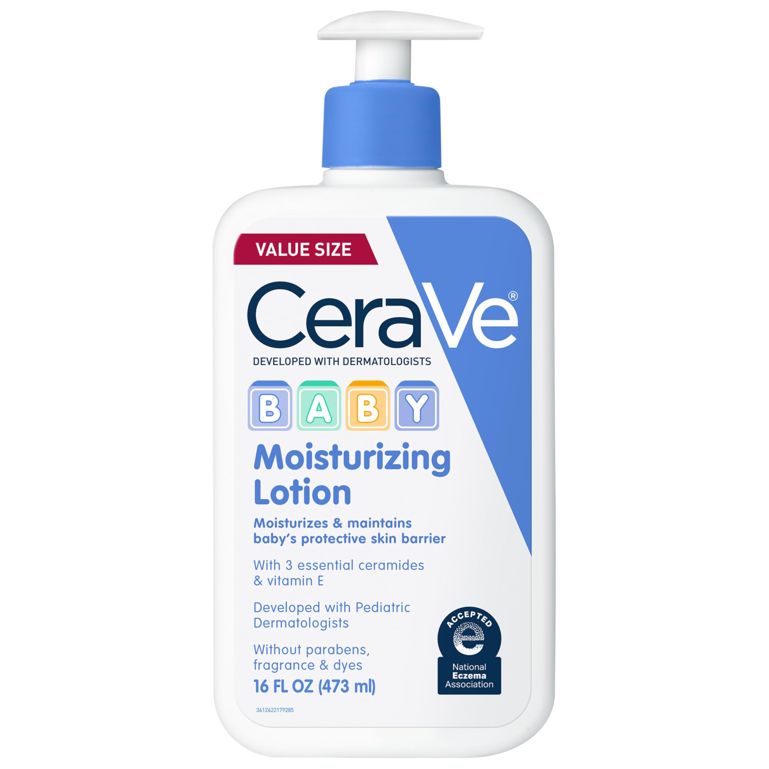 CeraVe Baby Lotion, Baby Skin Moisturizer with Vitamin E & Niacinamide,16oz | Ge