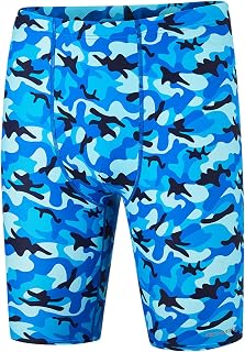 DEVOROPA Boys Swim Jammers Youth Competitive Swim Team Trunks Racing Swimsuit Athletic Swimming Shorts Slim/Standard/Husky
