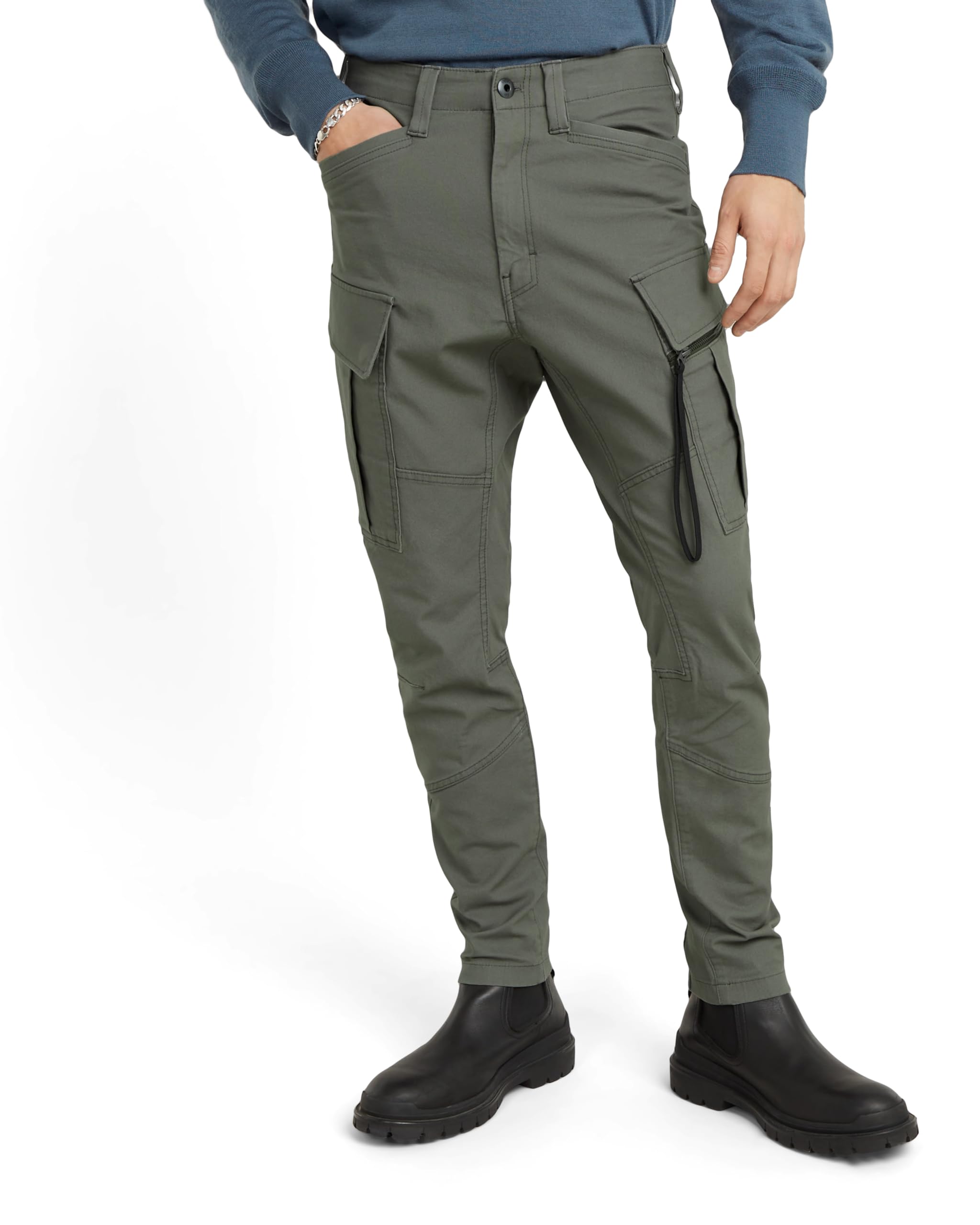 G-Star Men's Trousers Zip Pocket 3D Skinny Cargo Pants 2.0