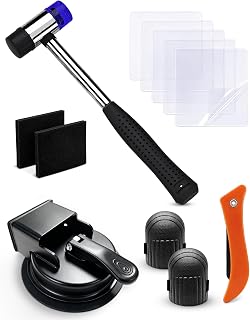 AXIUM Floor Gap Fixer Tool, Plank Gap Repair Installation Kit, Black | Upgraded Heavy Duty Suction Cup, 5pcs Sticky Pads, Slot Cutter, Knee pads, Laminate/Vinyl Flooring Tool