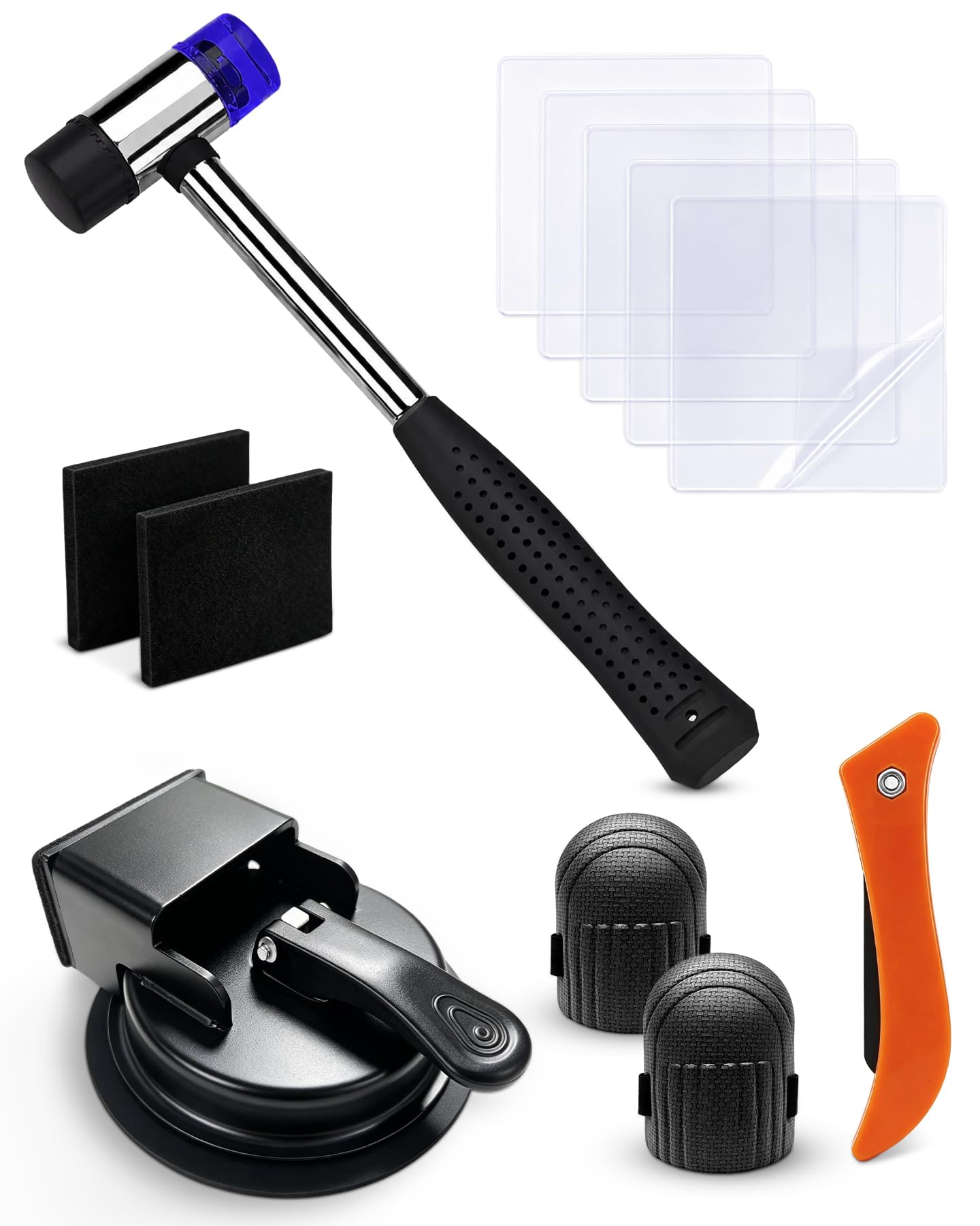 AXIUM Floor Gap Fixer Tool, Plank Gap Repair Installation Kit, Black | Upgraded 