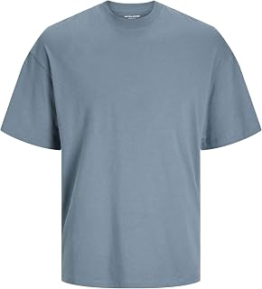 JACK & JONES Jjebradley Men's SS O-Neck Noos T-Shirt, Goblin Blue, M