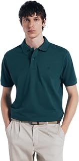 Springfield SS Polo Pique Slub Tippings with Tree Embro8idery. 100% Bci Cotton Polo Men
