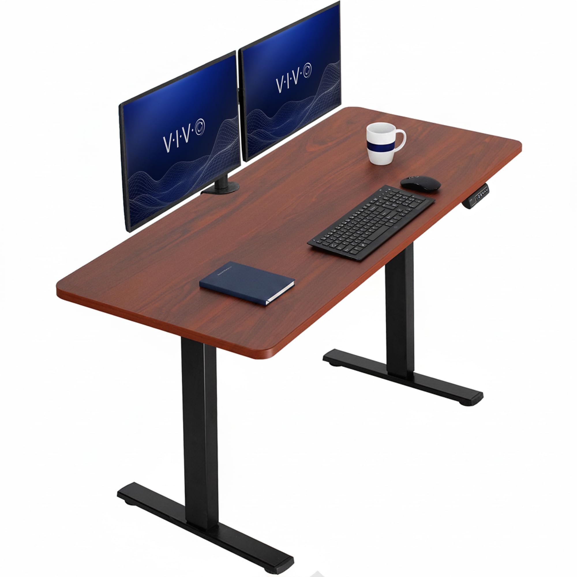 VIVO Electric 60 x 24 in Standing Desk, Memory Height Adjustment, 1B Series, Hol