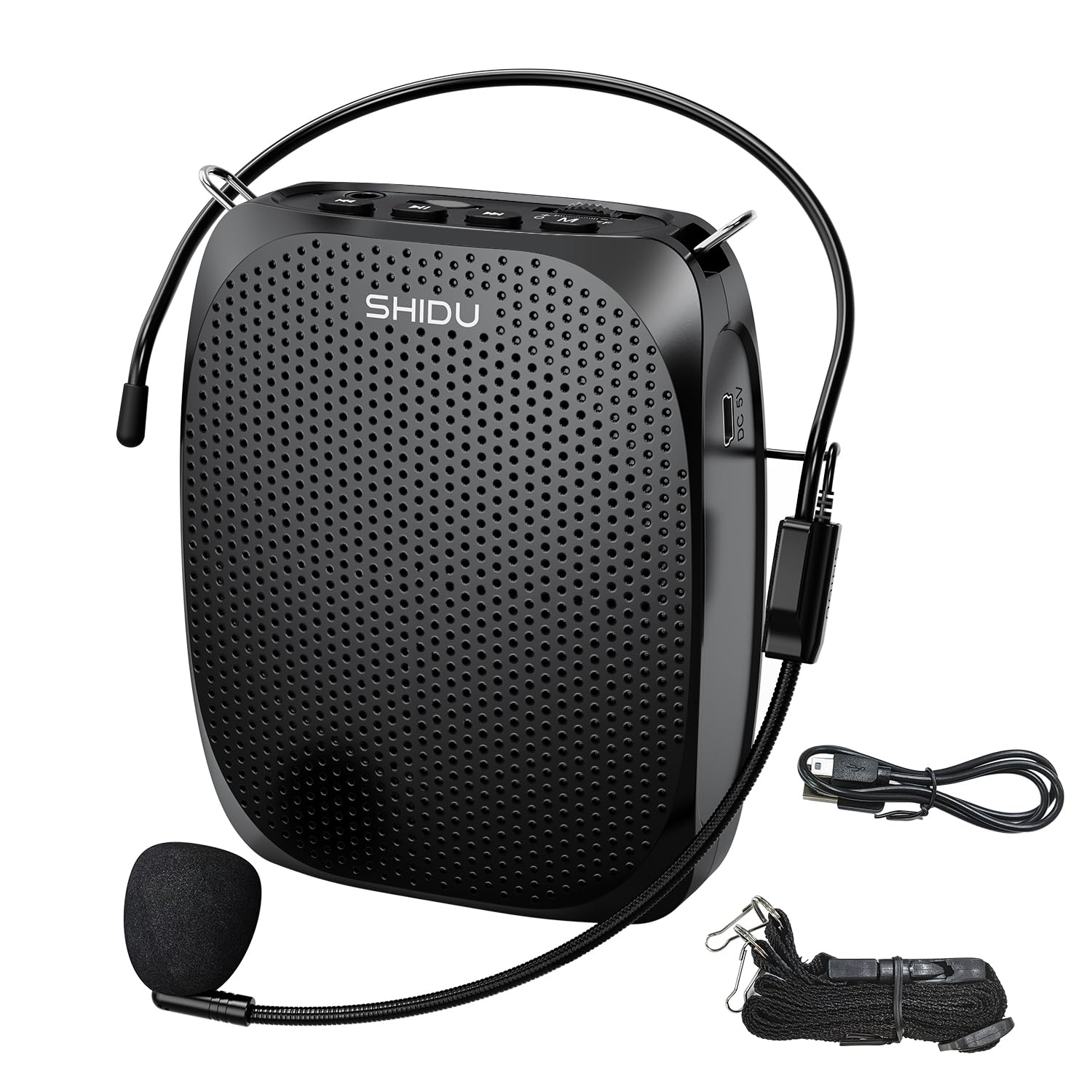 SHIDU Voice Amplifier for Teachers Portable Microphone and Speaker | Personal Wi