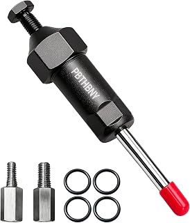 Heavy Duty Grease Fitting Cleaner Tool, 600PSI, Compatible with M6/M8/M10 | Extended long shank reaches deep recessed grease fittings, removes caked grease, truck & equipment service