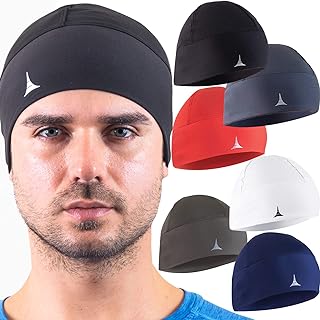 French Fitness Revolution Skull Cap Helmet Liner Running Beanie - Ultimate Thermal Retention and Performance Moisture Wicking