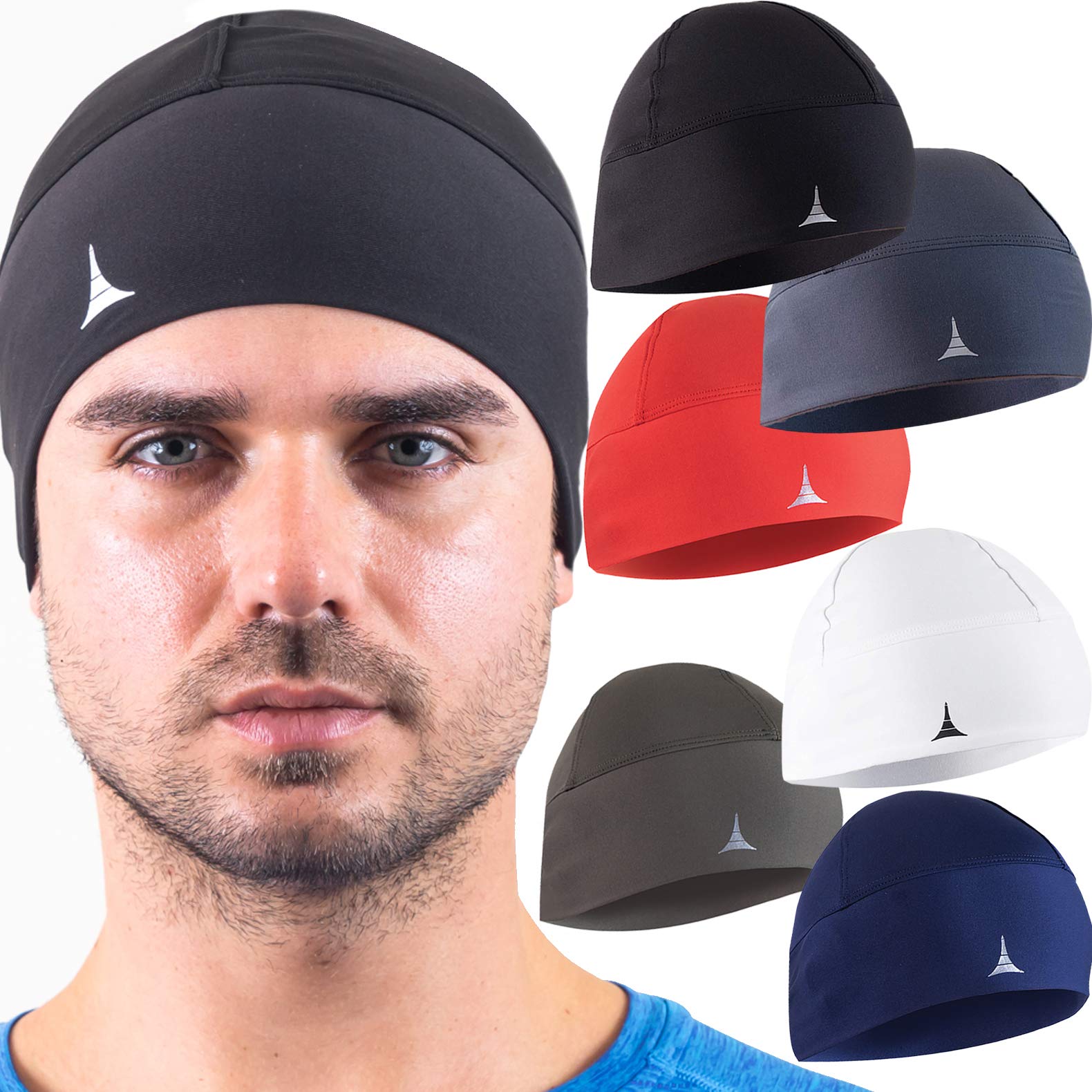 French Fitness Revolution Skull Cap Helmet Liner Running Beanie - Ultimate Therm