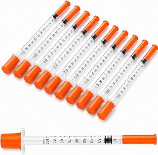 10 Pack 1ml 31G 8mm Plastic Dispensing & Measuring Tools | Individually Wrapped, Precision Liquid Dispensing, Multipurpose Use for Lab, Pet Feeding, Perfume, Crafting & DIY