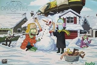 SOLAR OPPOSITES - 12"x18" Original Promo TV Poster SDCC 2019 Justin Roiland