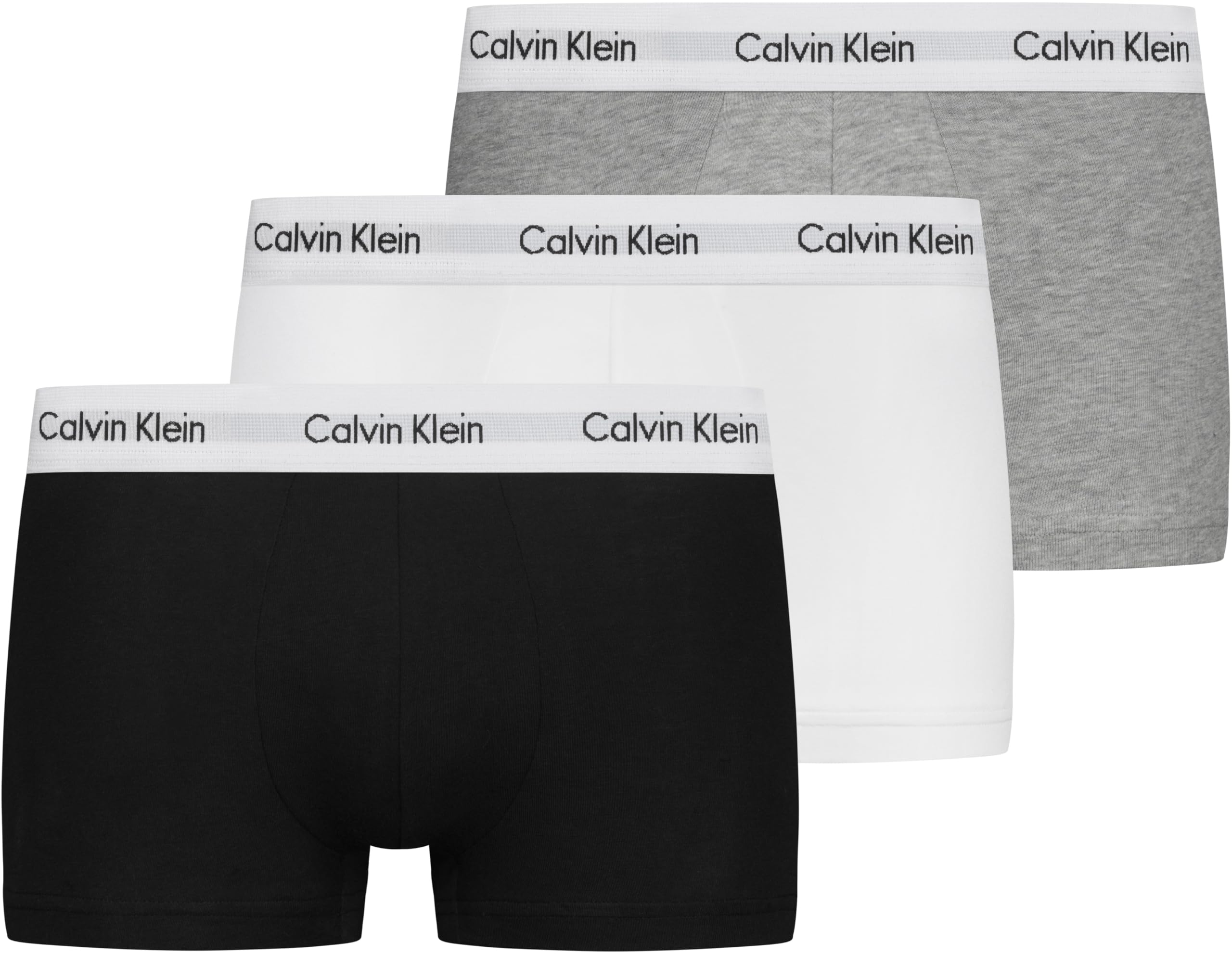 Calvin Klein Herren 3 Pack Boxershorts Low Rise Trunks Unterwäsche
