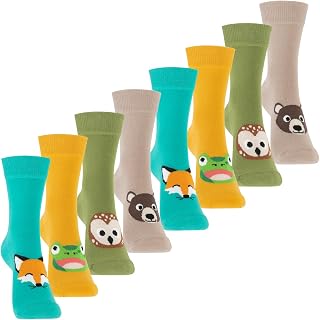 Footstar 8 Pairs Boys Girls Short Socks