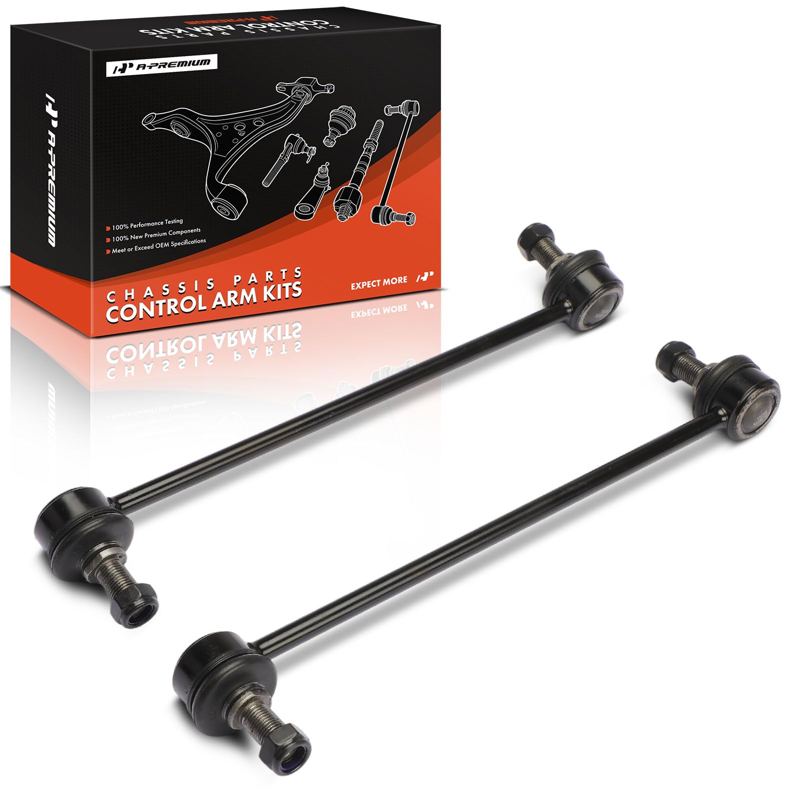 A-Premium 2Pcs Front Sway Bar Links Stabilizer Bar Links, Compatible with Hyunda