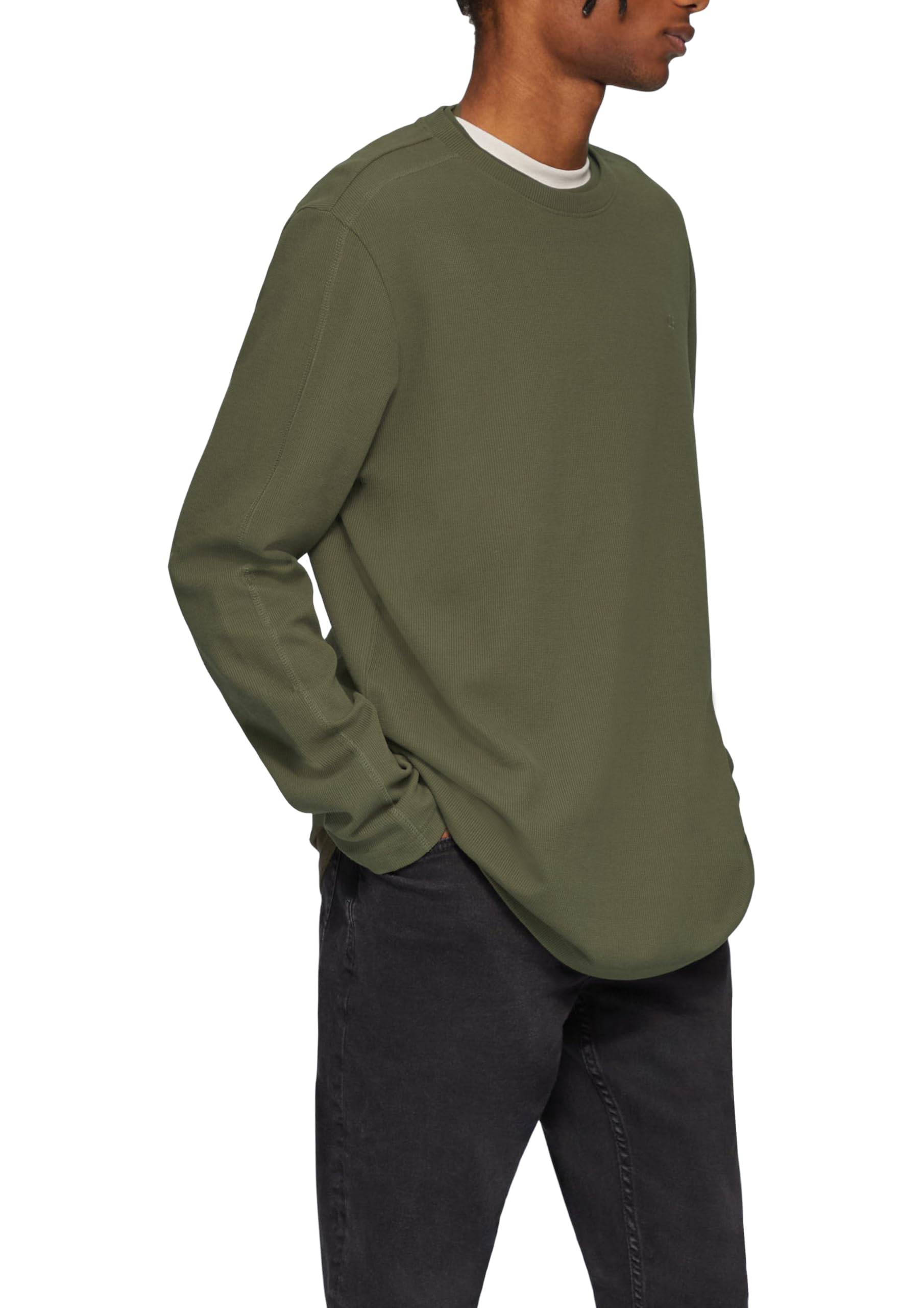 QS Herren 2157817 Langarmshirt (1er Pack)