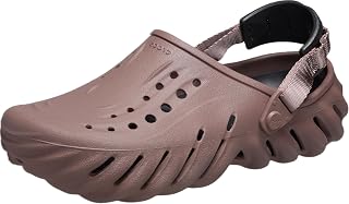 Crocs Unisex-Adult Echo Clog, Truffle, 7 Women/5 Men
