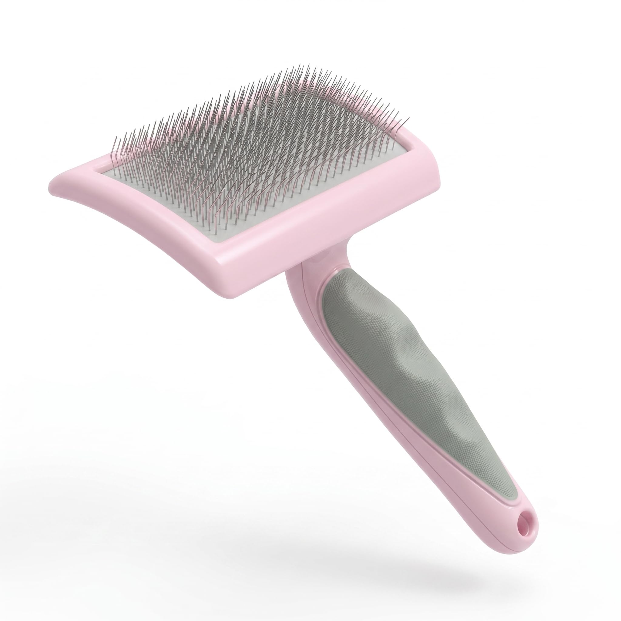 Self Cleaning Pet Brush One Click Hair Release Soft Pin Design Cat Grooming Tang