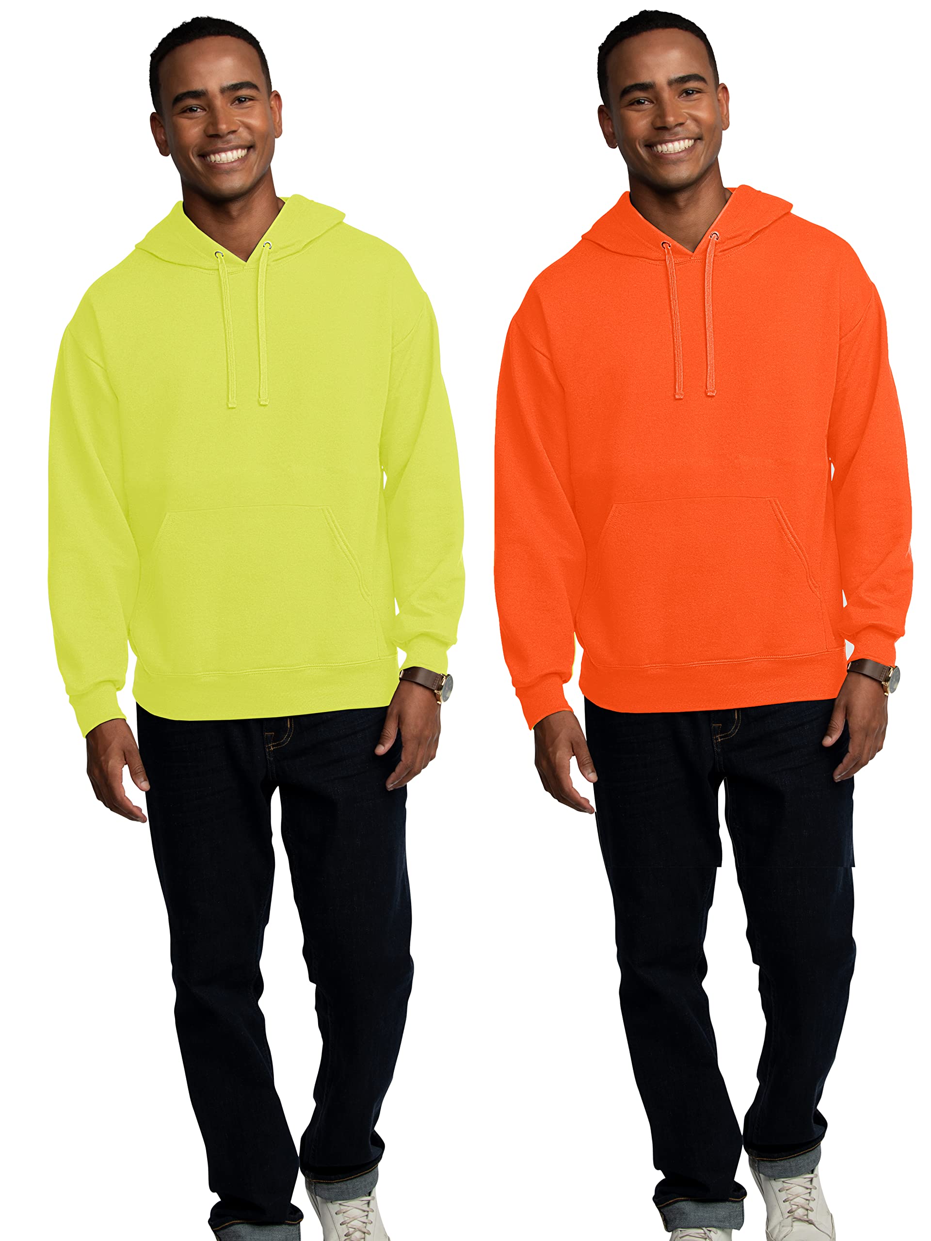 Fruit of the Loom Eversoft Fleece Full Zip Hoodie Sweatshirt