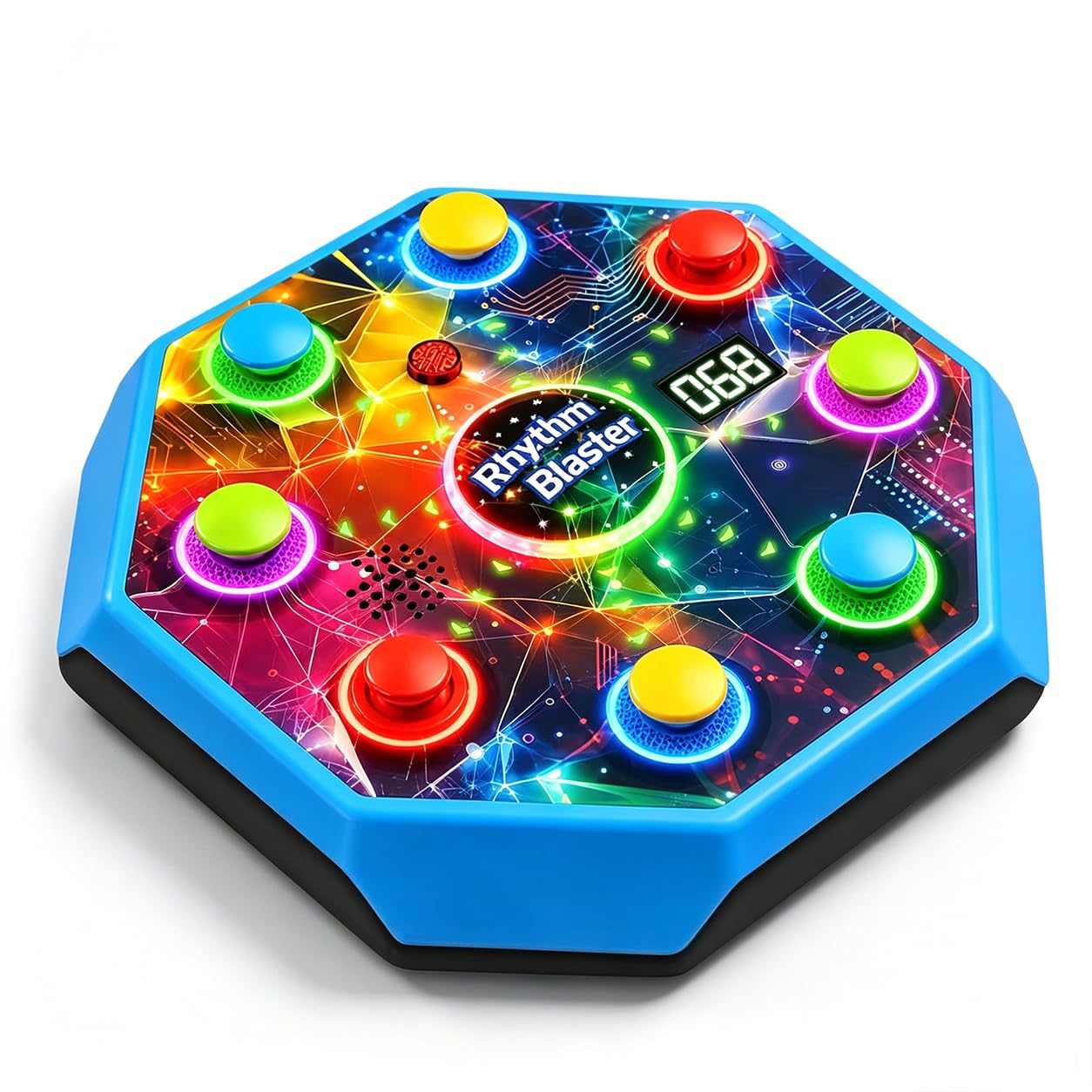 Electronic Table Reflex Game for Solo & 2-Player - Light-Up Memory Challenge Toy