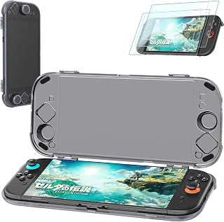 Hard Protective Case Compatible with Nintenndo Switch 2 | Precision-Fit for Switch 2, Ultra-Slim & Lightweight, 360° Protection, Snap-Lock Durable, Complete Kit