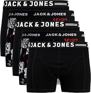 JACK & JONES Men’s Boxer Shorts, Pack of 5