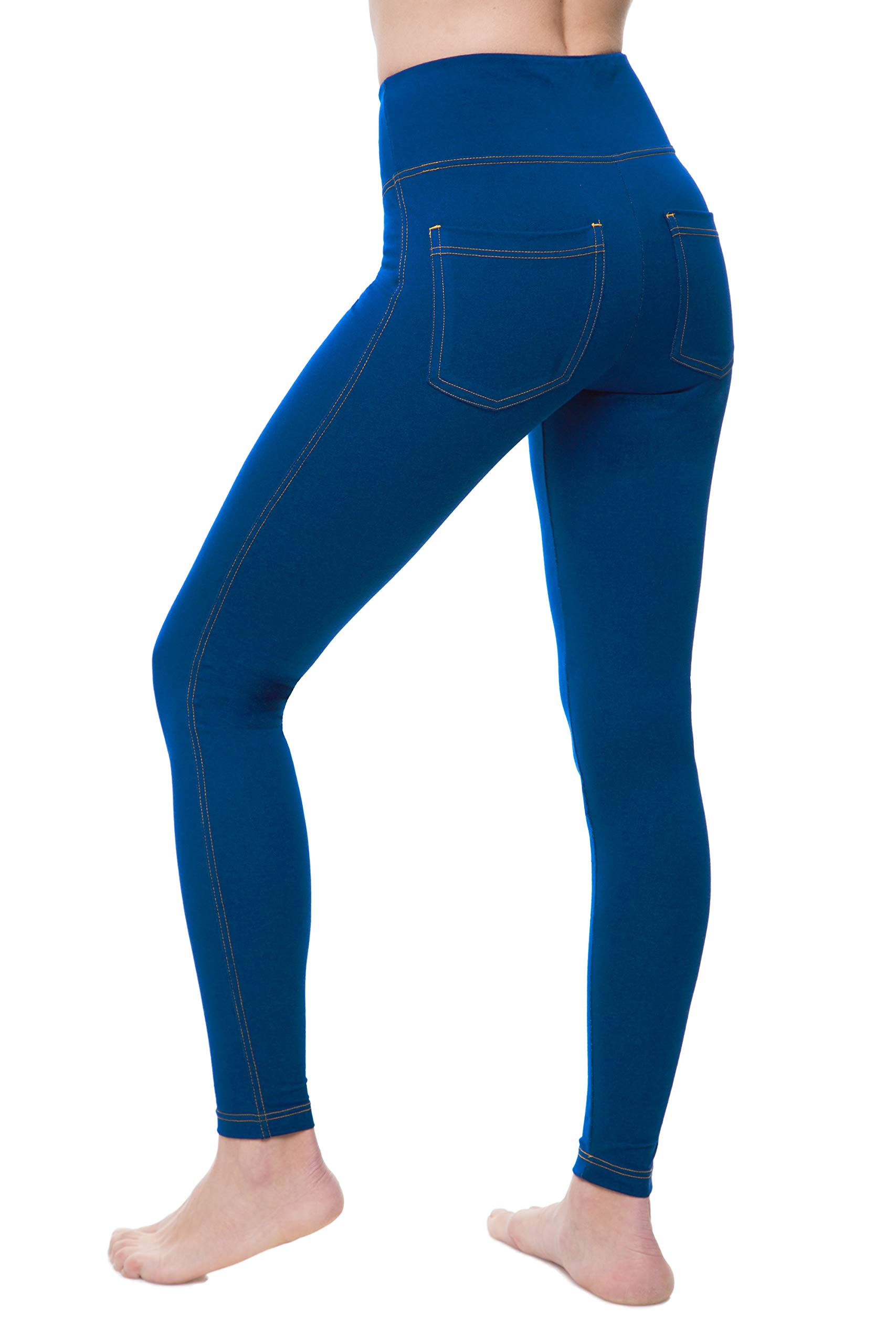 Nirlon High Waist Jeggings for Women Back Pockets-NirJEANS