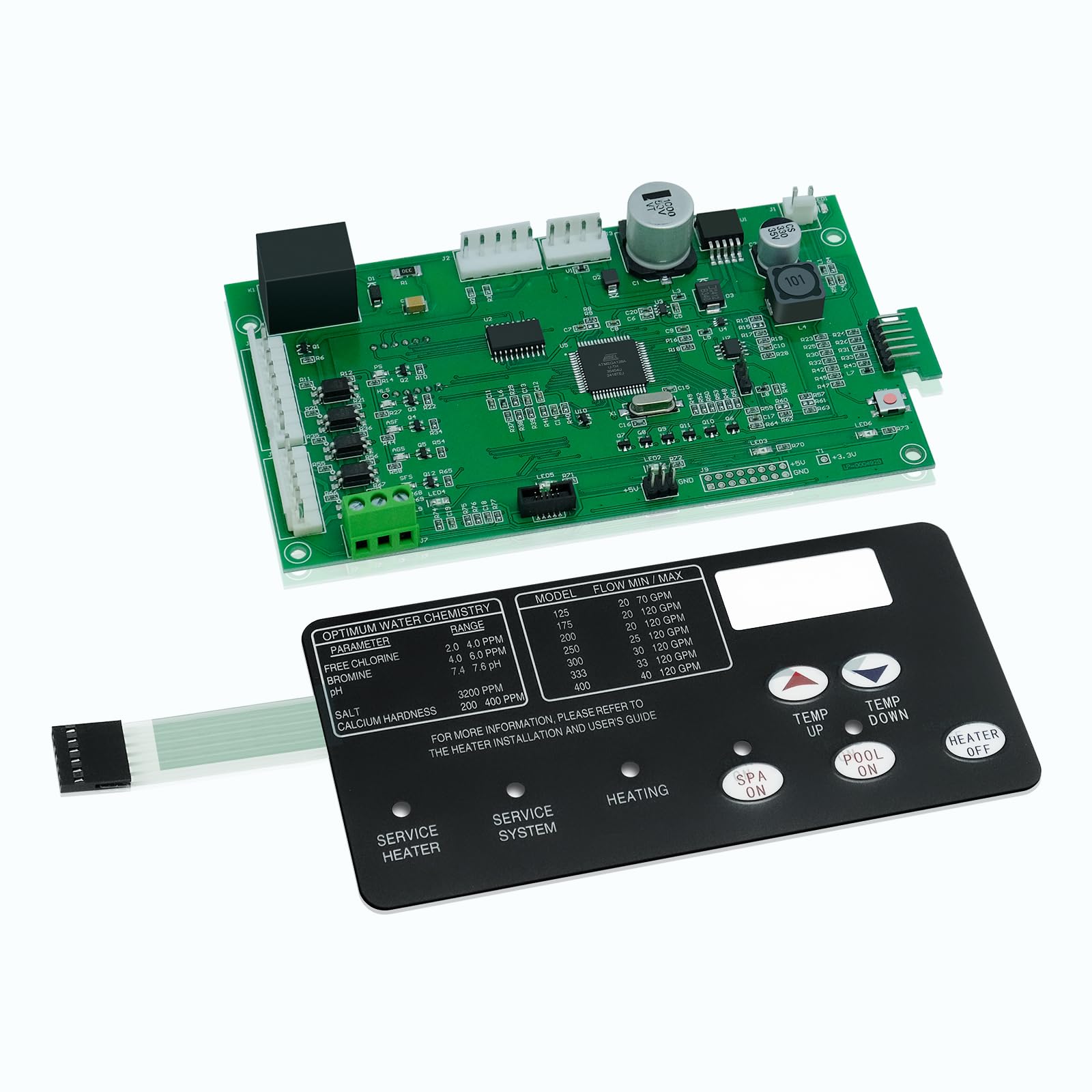 VigiFront 42002-0007S, 461105 Control Board Kit for Pentair Mastertemp 400 | Wit