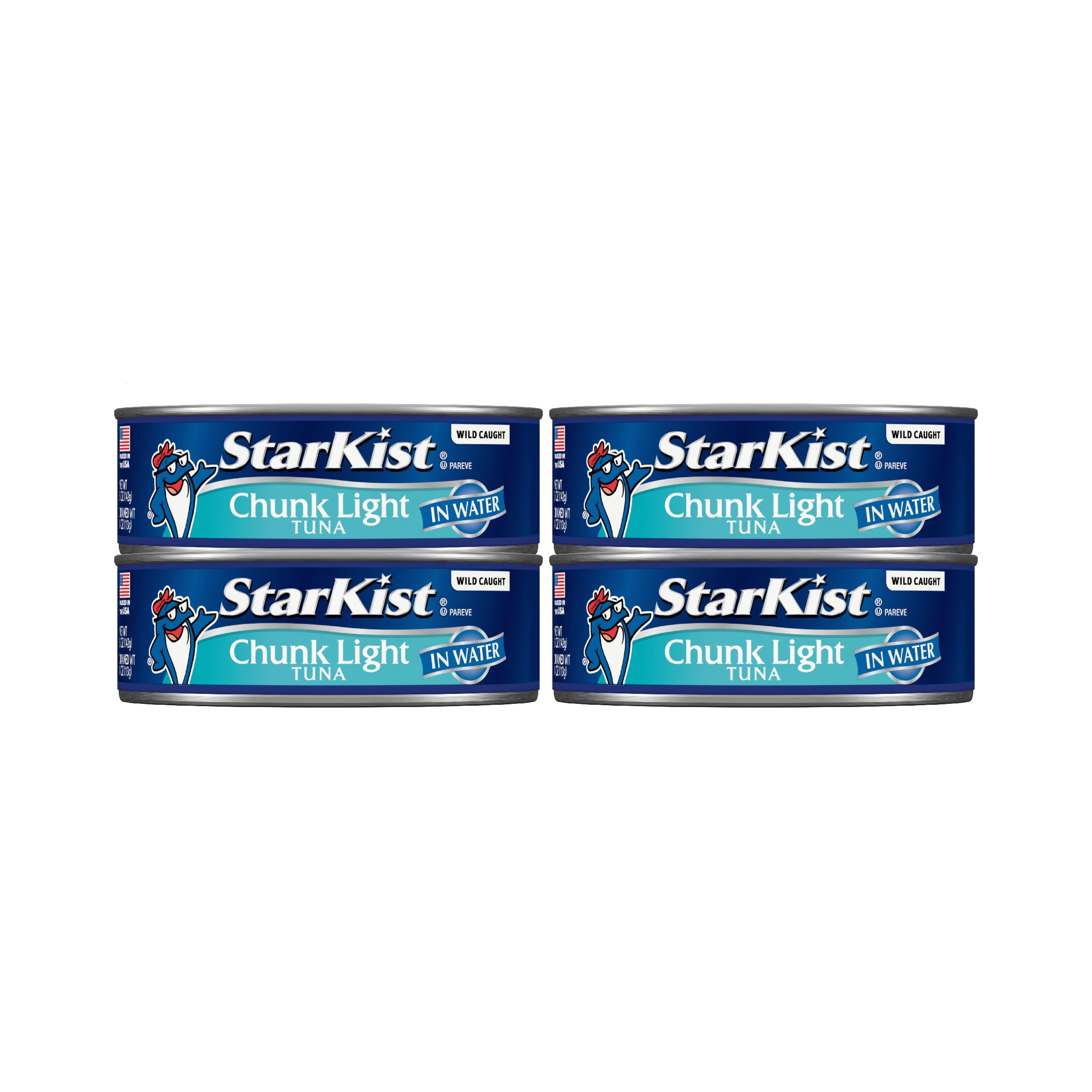 StarKist Pantry Storage Pack, Chunk Light Tuna in Water (5oz Cans, 4-count) | 20