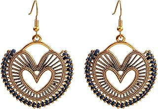 Silver/Gold Boho Dangle Statement Earrings for Women Trendy,Handmade Vintage Dainty Cute Long Drop Summer Earrings,fashion Accessories Jewelry Gifts