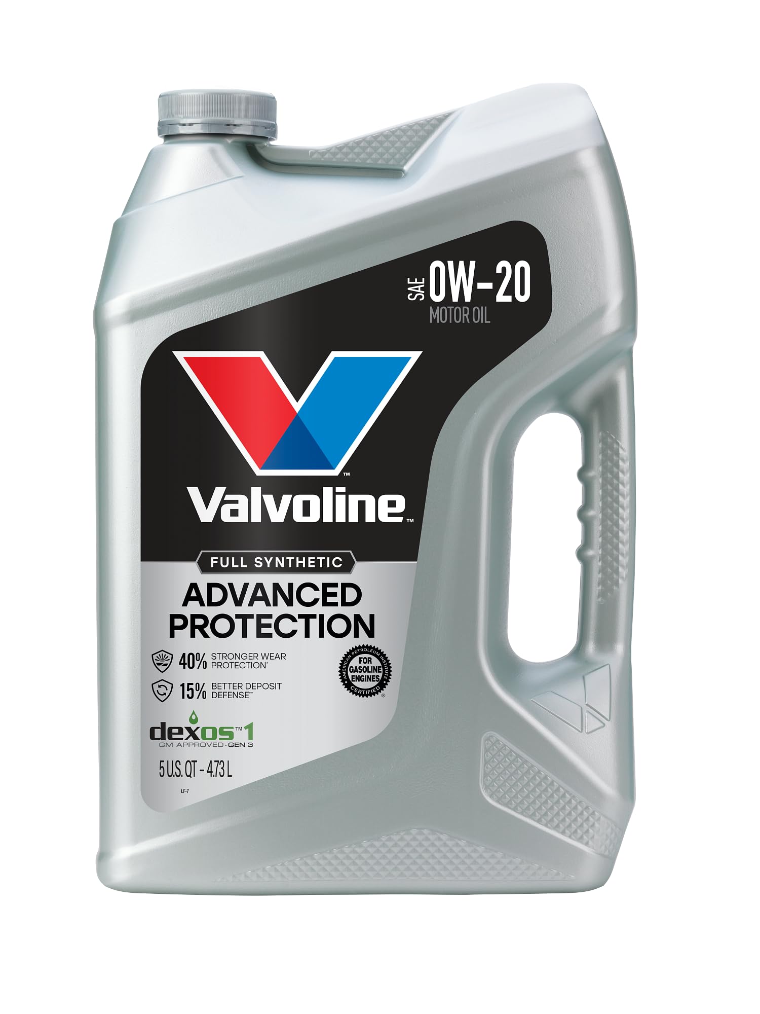 Valvoline Advanced Full Synthetic SAE 0W-20 Motor Oil 5 QT | Proven to maximize 