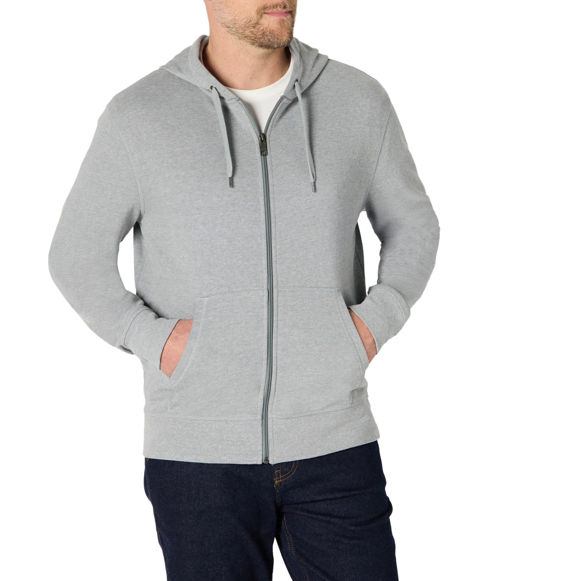 Amazon Essentials Men's Lightweight Standard Fit Full Zip Hoodie