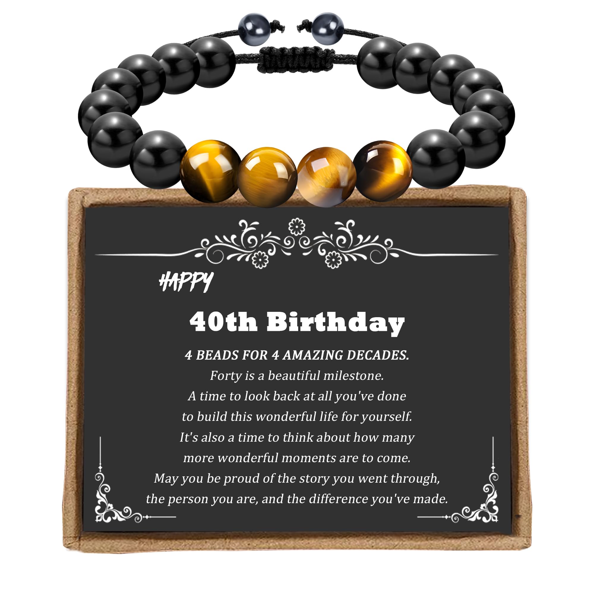 Sereney 9-60 Year Old Boy Birthday Gifts, Bracelet for Brother Men and Son