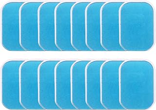 jiahesuw 16pieces Fitness Gel Pad Muscle Stimulator Gel Pad Replacement Gel Pad High Conductivity Hip Trainer Gel Pad Set