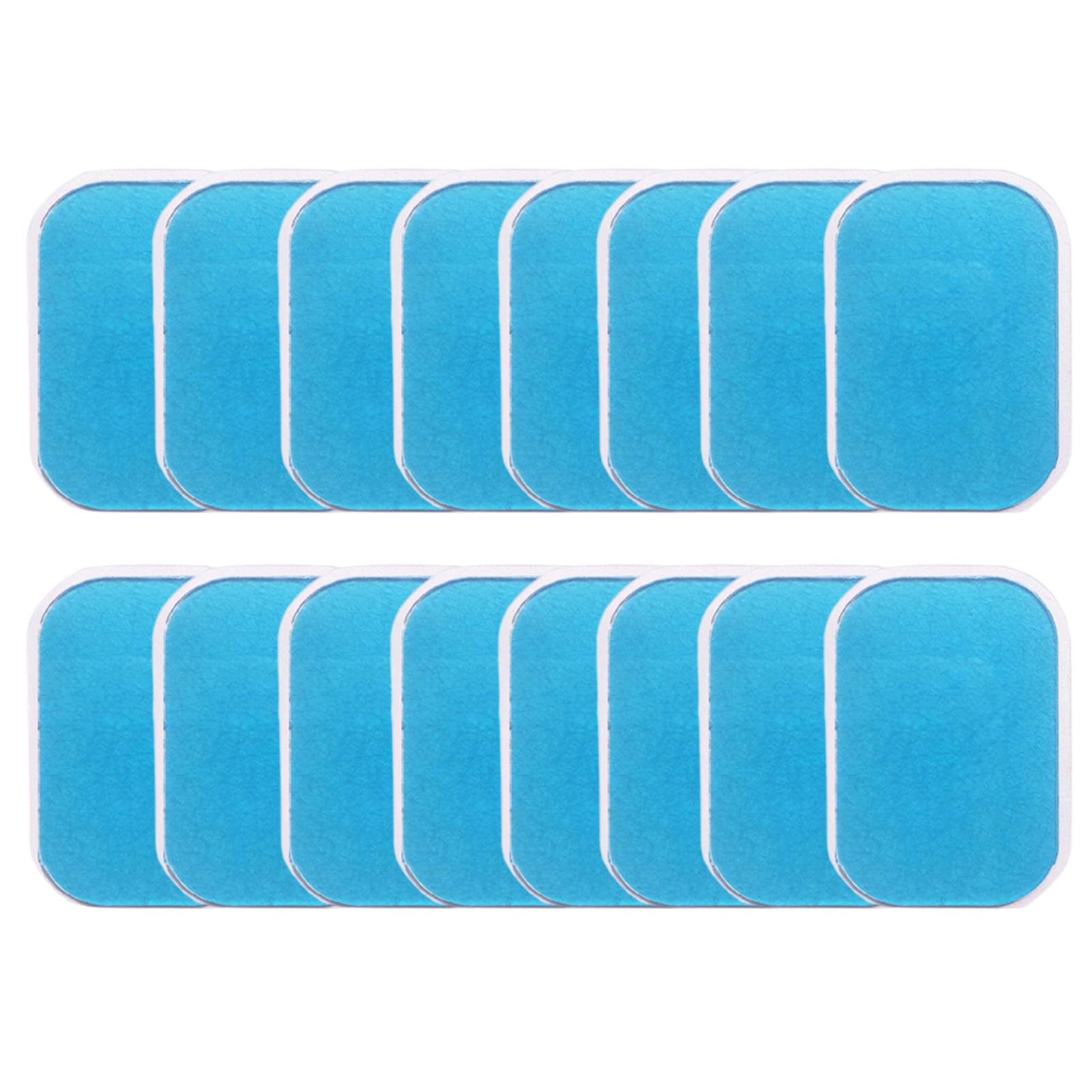 jiahesuw 16pieces Fitness Gel Pad Muscle Stimulator Gel Pad Replacement Gel Pad 